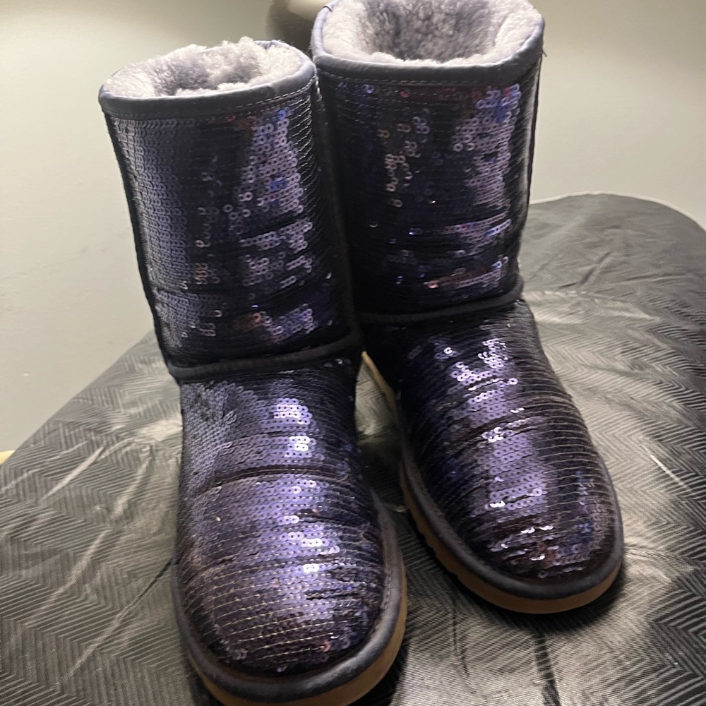 Sparkling Sequin Boots